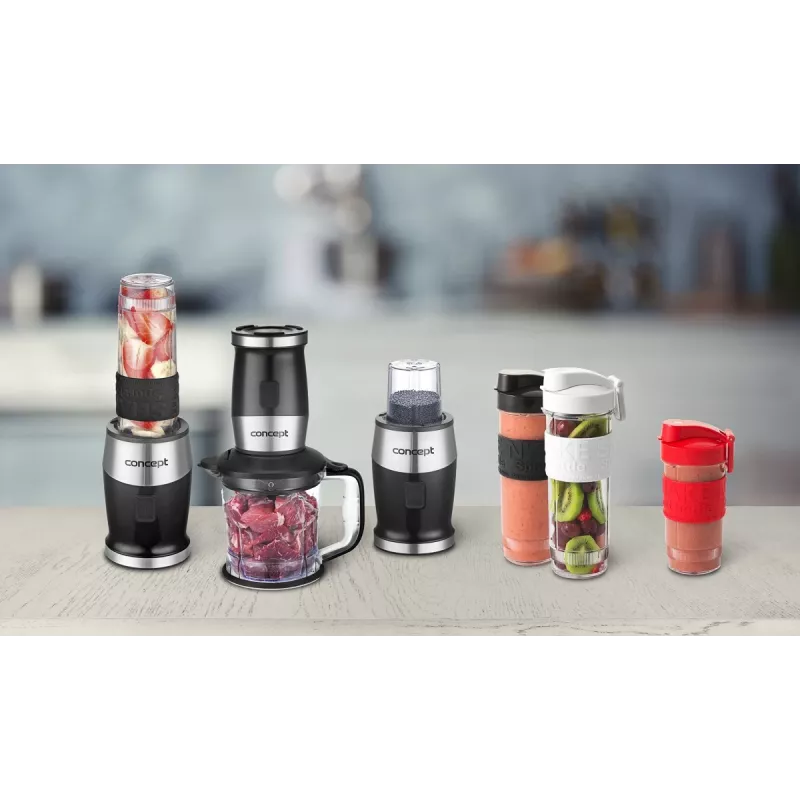 Concept SM3390 blender 1,2 L saumikser 700 W Must, Roostevaba teras
