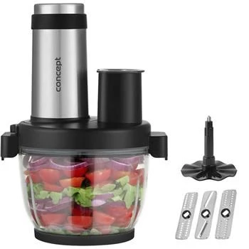 Köögikombain Concept RM3300 2 L klaaskausiga, must, roostevabast terasest korpus, 220–240 V