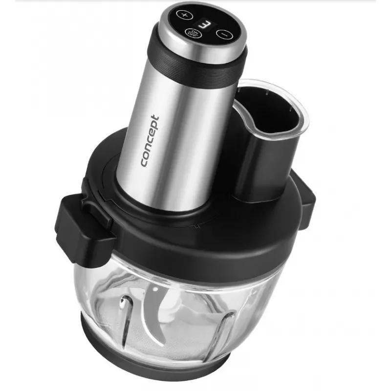 Köögikombain Concept RM3300 2 L klaaskausiga, must, roostevabast terasest korpus, 220–240 V