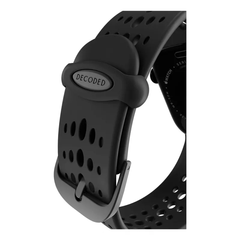 Decoded Silicone Ares O Band - Silikoonrihm Apple Watchile 40/42 mm (must)