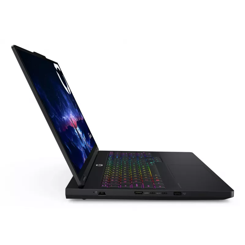 Lenovo Legion Pro 5 16IAX10 Intel Core Ultra 7 255HX sülearvuti 40,6 cm (16 tolli) WQXGA 32 GB DDR5-SDRAM 1 TB SSD NVIDIA GeForce RTX 5070 Wi-Fi 7 (802.11be) Windows 11 Home saksa must