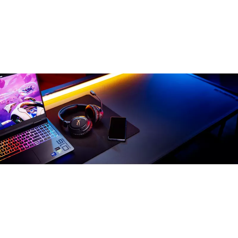 Juhtmevaba mänguri peakomplekt HyperX Cloud Flight 2 — Kõrvaklapp, Must