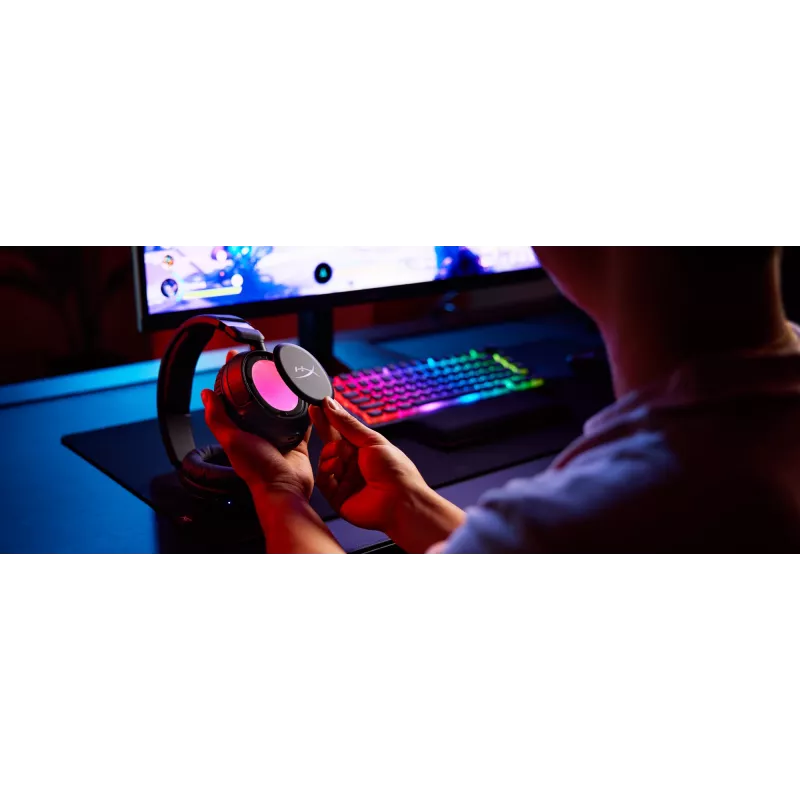 Juhtmevaba mänguri peakomplekt HyperX Cloud Flight 2 — Kõrvaklapp, Must