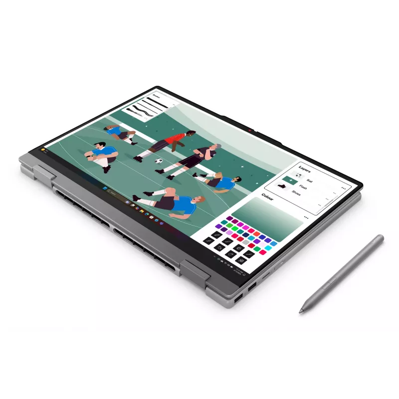 Lenovo IdeaPad 5 2-in-1 15AGP11 Copilot+ PC AMD Ryzen™ AI 5 430 Hybrid (2-ühes) 38.9 cm (15.3-tolline) Puutetundlik WUXGA 16 GB DDR5-SDRAM 512 GB SSD Wi-Fi 7 (802.11be) Windows 11 Home German hall
