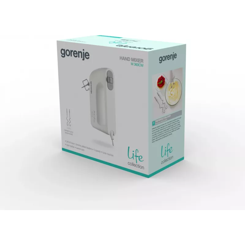 Gorenje 733349 mikser Käsimikser 345 W Valge