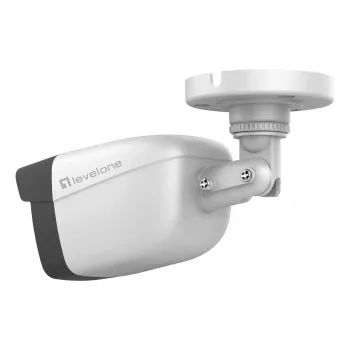 LevelOne GEMINI fikseeritud IP-võrgukaamera, 2-megapiksline, H.265, 802.3af PoE, IR LED-id, sise-/välistingimustesse