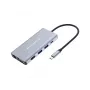 Conceptronic DONN20G 10-in-1 USB 3.2 Gen 1 dokkimisjaam, HDMI, VGA, USB-A 5 Gbps, USB-C 5 Gbps, SD, TF/MicroSD, heli, GbE LAN, 100 W USB PD