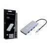Conceptronic DONN20G 10-in-1 USB 3.2 Gen 1 dokkimisjaam, HDMI, VGA, USB-A 5 Gbps, USB-C 5 Gbps, SD, TF/MicroSD, heli, GbE LAN, 100 W USB PD