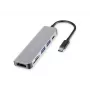 Conceptronic DONN02G sülearvuti dokk/pordireplikaator USB 3.2 Gen 1 (3.1 Gen 1) USB-C Alumiinium