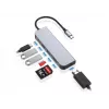 Conceptronic DONN02G sülearvuti dokk/pordireplikaator USB 3.2 Gen 1 (3.1 Gen 1) USB-C Alumiinium