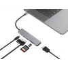 Conceptronic DONN02G sülearvuti dokk/pordireplikaator USB 3.2 Gen 1 (3.1 Gen 1) USB-C Alumiinium