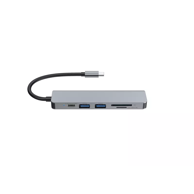 Conceptronic DONN02G sülearvuti dokk/pordireplikaator USB 3.2 Gen 1 (3.1 Gen 1) USB-C Alumiinium