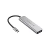 Conceptronic DONN02G sülearvuti dokk/pordireplikaator USB 3.2 Gen 1 (3.1 Gen 1) USB-C Alumiinium