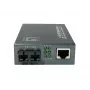 LevelOne RJ45–SC gigabit-meediumimuundur, PoE PSE, ühemoodiline fiiber, 20 km