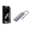 Conceptronic DONN06G 10-in-1 USB 3.2 Gen 1 dokkimisjaam, HDMI, 100 W USB PD, USB-C 5 Gbit/s x 2, USB-A 5 Gbit/s x 3, SD, TF/MicroSD, GbE