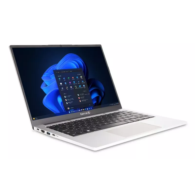 TERRA MOBILE 1410M Intel Core Ultra 5 125U sülearvuti 35,6 cm (14 tolli) WUXGA 16 GB DDR5-SDRAM 512 GB SSD Wi-Fi 6 (802.11ax) Windows 11 Pro saksa must, hõbedane