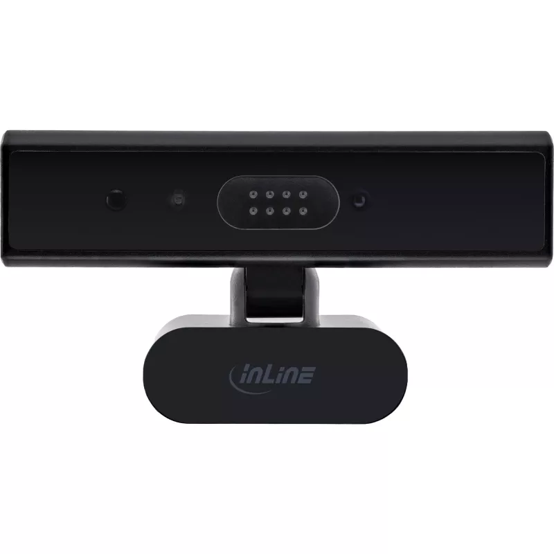 InLine 55365 5MP veebikaamera USB-C-ga, autofookusega, Windows Hello ja privaatsuskattega