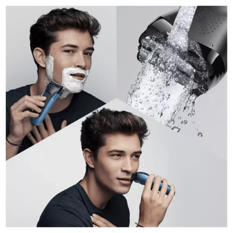 Braun Series 3 310s võrguga pardel trimmer Must, Sinine