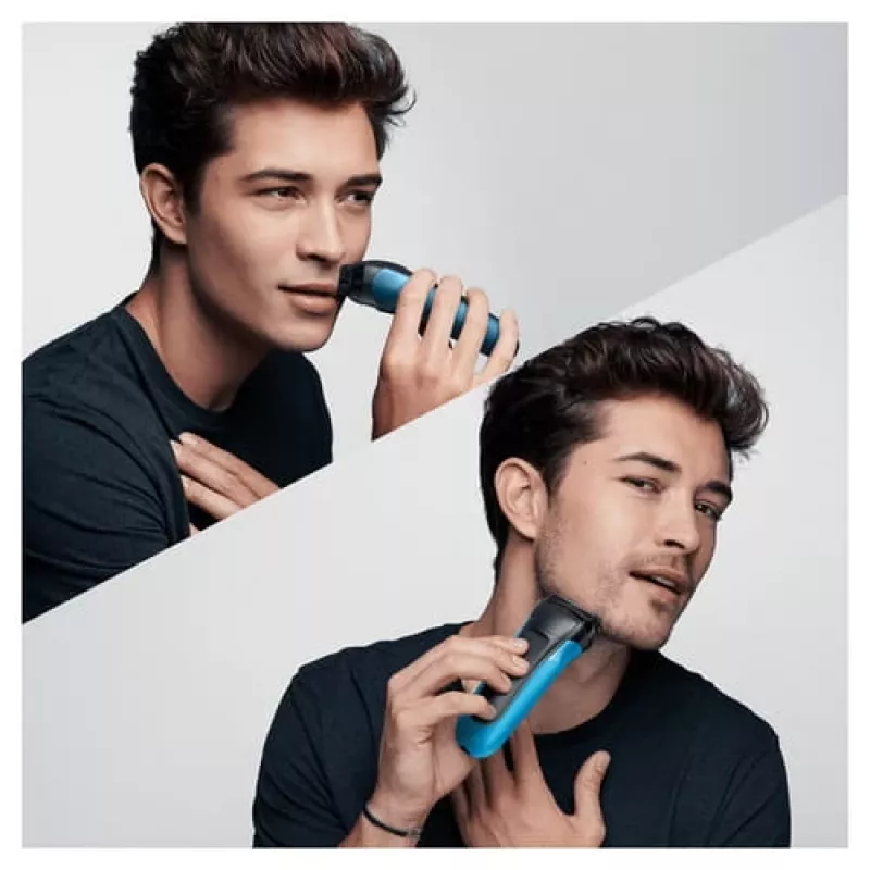 Braun Series 3 310s võrguga pardel trimmer Must, Sinine