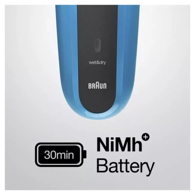 Braun Series 3 310s võrguga pardel trimmer Must, Sinine