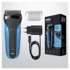 Braun Series 3 310s võrguga pardel trimmer Must, Sinine