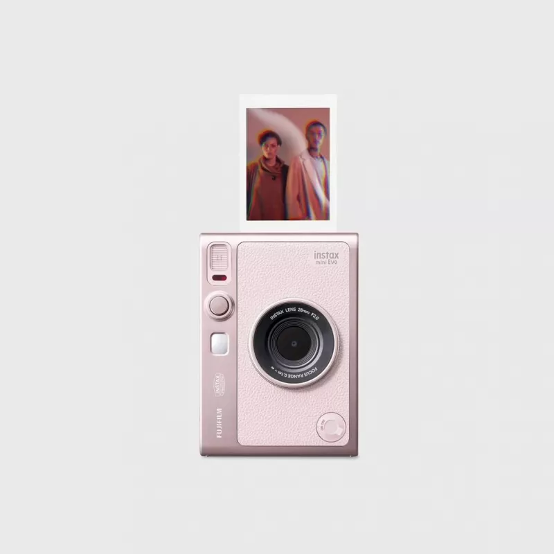 Fujifilm Instax mini Evo 1/5-tolline 2560 x 1920 pikslit 62 x 46 mm CMOS Roosa