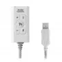 Helikaart Mars Gaming MSC2W 7.1 USB valge 3,5 mm
