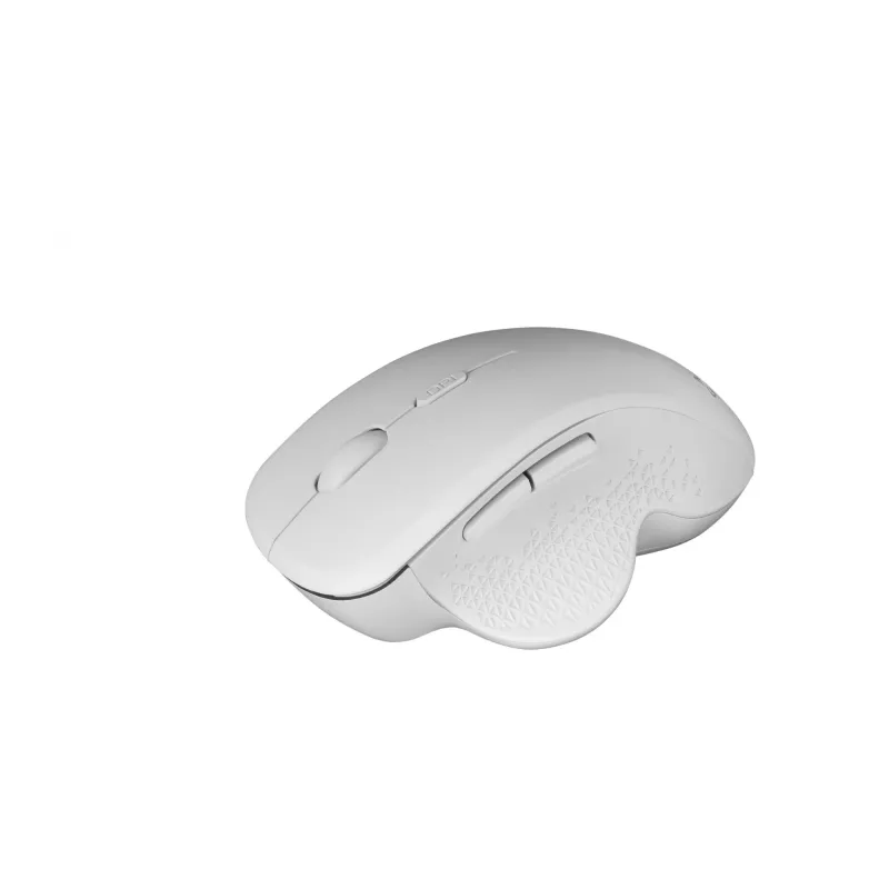 Mars Gaming MMWERGO Wireless hiir Ergonomic Valge, Right-hand, Mechanical, RF Wireless, 3200 DPI, Valge