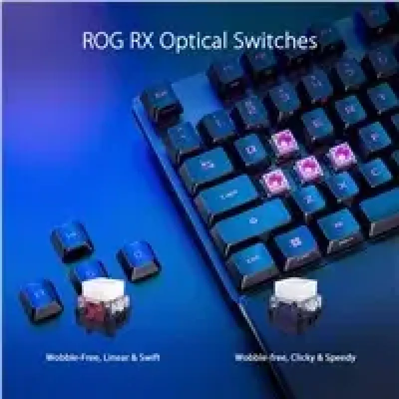 ASUS ROG Strix Scope II klaviatuur mängimiseks USB must