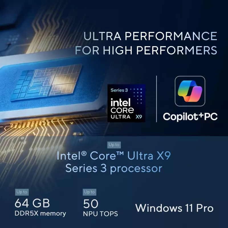 ASUS ExpertBook Ultra B9406CAA-TH0579X Copilot+ PC Intel Core Ultra 7 356H sülearvuti 35.6 cm (14 inch) WQXGA+ 32 GB LPDDR5x-SDRAM 1 TB SSD Wi-Fi 7 (802.11be) Windows 11 Pro US International hall