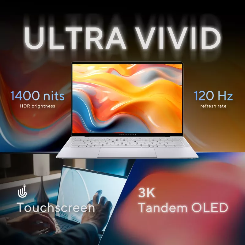 ASUS ExpertBook Ultra B9406CAA-TH0579X Copilot+ PC Intel Core Ultra 7 356H sülearvuti 35.6 cm (14 inch) WQXGA+ 32 GB LPDDR5x-SDRAM 1 TB SSD Wi-Fi 7 (802.11be) Windows 11 Pro US International hall