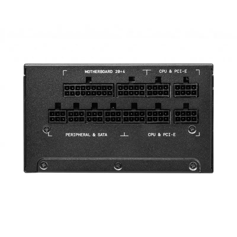 MSI MPG A1000G UK toiteplokk '1000W, 80 Plus Gold sertifitseeritud, täismodulaarne, 100% Jaapani kondensaatorid, lamedad kaablid, ATX toiteplokk, Ühendkuningriigi toitejuhe, must, toetab uusimat GPU-d'
