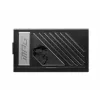 MSI MPG A1000G UK toiteplokk '1000W, 80 Plus Gold sertifitseeritud, täismodulaarne, 100% Jaapani kondensaatorid, lamedad kaablid, ATX toiteplokk, Ühendkuningriigi toitejuhe, must, toetab uusimat GPU-d'
