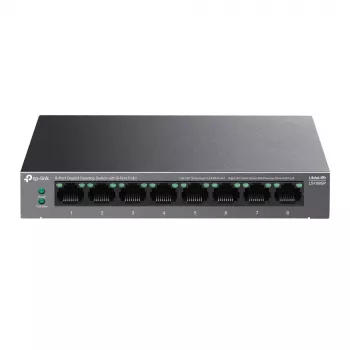 TP-Link LiteWave 8-pordine Gigabit lauaarvuti kommutaator 8-pordise PoE+-ga