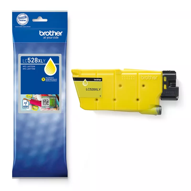 Brother LC528XLY kollane tindikassett 1 tk Originaal ülisuur tootlikkus