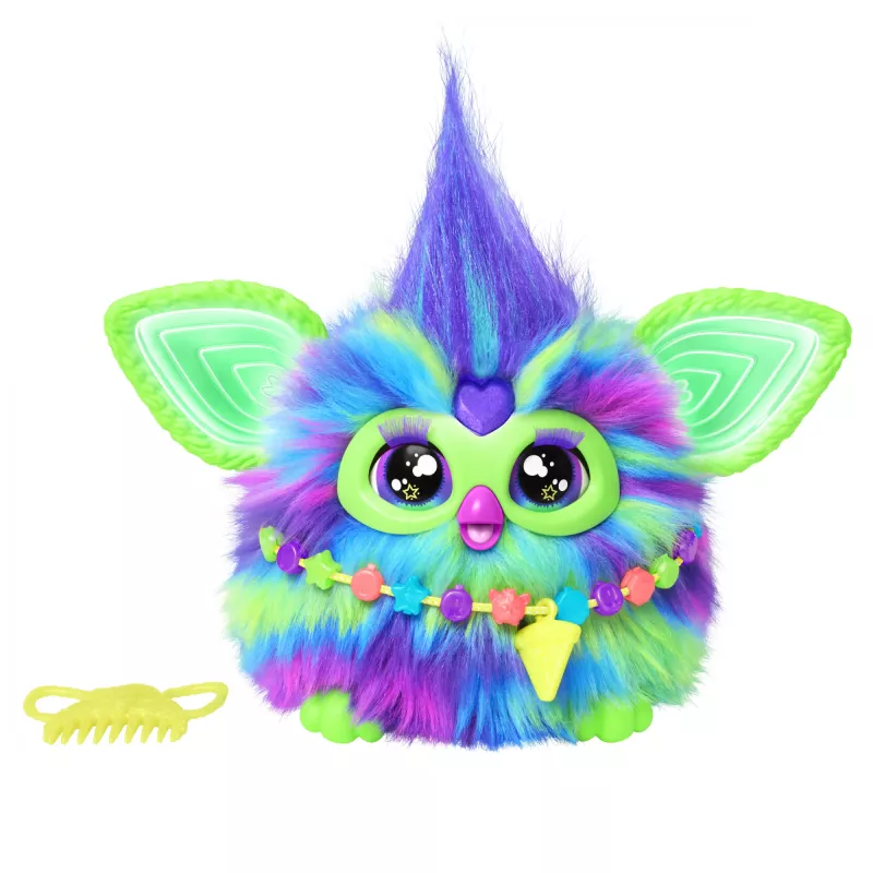 Interaktiivne mänguasi HASBRO Furby Aurora Furbealis — värvimuutvad silmad, interaktiivne lemmikloom