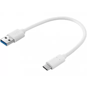 Sandberg USB-C 3.1 > USB-A 3.0 0,2 M, 0,2 m, USB C, USB A, USB 3.2 Gen 1 (3.1 Gen 1), valge