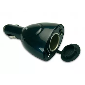 Sandbergi autolaadija USB 3in1, Auto, Sigaretisüütaja pesa, 5 V, Must
