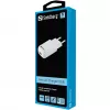 Sandberg Mini AC laadija USB 1A EU, siseruumidesse, vahelduvvool, 5 V, must, valge