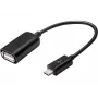 Sandberg OTG-adapter MicroUSB M - USB F, Micro-USB B, USB A, USB 2.0, Isane/Emane, 0,48 Gbit/s, Must