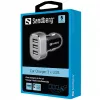 Sandberg Multi autolaadija 3x USB, auto, sigaretisüütaja, USB, 5 V, must, hõbedane