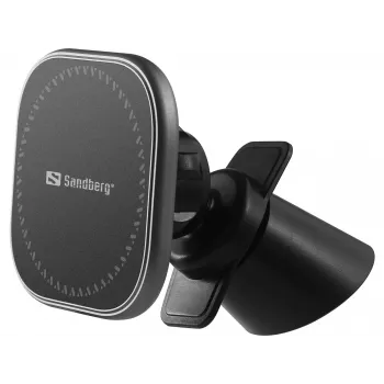 Sandberg In Car Magnetic Wireless Charger 15W, Auto, USB, juhtmevaba laadimine, 1,2 m, must