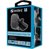 Sandberg In Car Magnetic Wireless Charger 15W, Auto, USB, juhtmevaba laadimine, 1,2 m, must