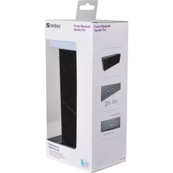 Sandberg Pocket Bluetooth Speaker Pro, 2.0 kanalit, 6 W, 100 - 20000 Hz, juhtmevaba, 3.0+HS, 2.4 - 2.4835 GHz