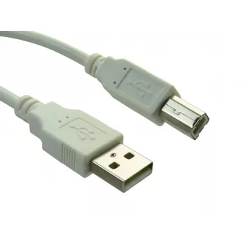 Sandberg USB 2.0 A-B-pistik 0,7 m, 0.7 m, USB A, USB B, USB 2.0, Isane/Isane, Valge