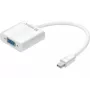 Sandbergi adapter Mini DisplayPort > VGA, Mini DisplayPort, VGA (D-Sub), isane, emane, 1920 x 1080 pikslit, 1920 x 1080 (HD 1080)
