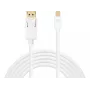 Sandbergi DP-MiniDP 1.2 4K M-M 2m, 2 m, DisplayPort, Mini DisplayPort, isane, isane, valge