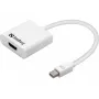 Sandberg Adapter MiniDP1.2>HDMI2.0 4K60, Mini DisplayPort, HDMI, isane, emane, 3840 x 2160 pikslit, 6 Gbit/s