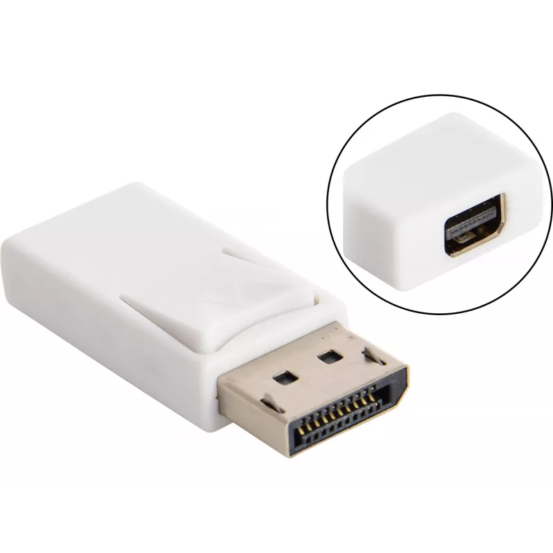 Sandberg DisplayPort > MiniDP-muundur, DisplayPort, Mini DisplayPort, valge