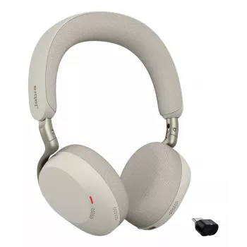 Jabra Evolve3 75 - MS Link390c - Must, Juhtmevaba, 20–20000 Hz, Kõned/Muusika, 180 g, Peakomplekt, Hall